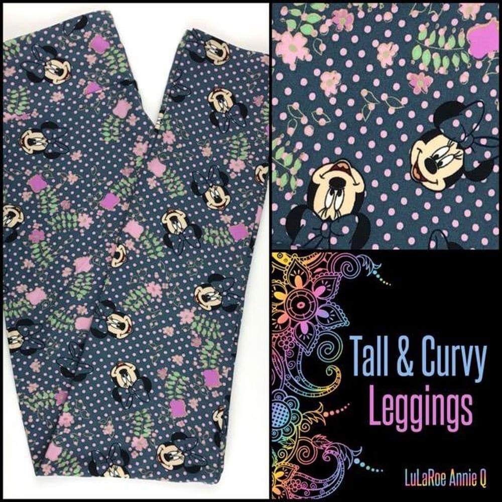 Lularoe Disney Leggings TC Minnie Mouse